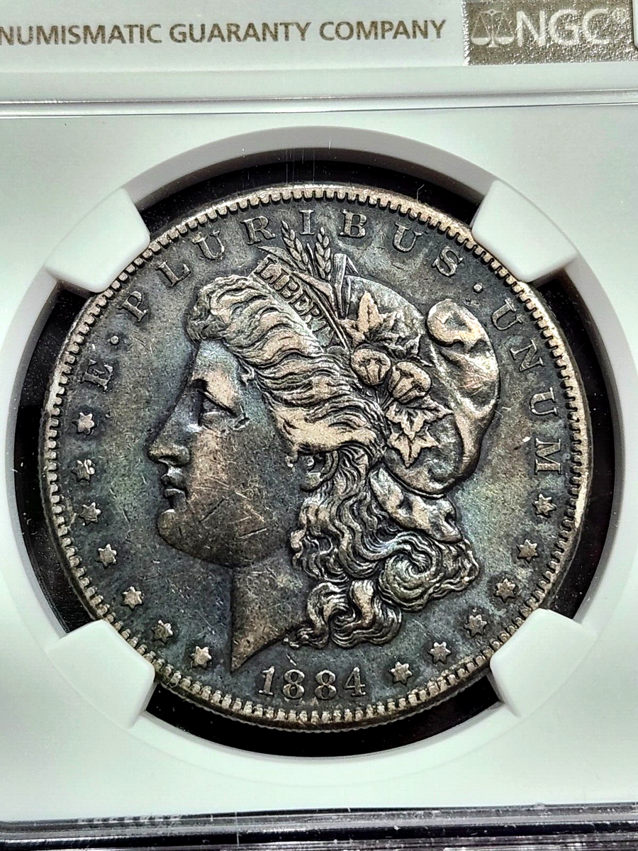 1884-S Morgan Dollar - XF Details - NGC - Heavy Patina - WOW | eBay