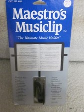 Maestro's Musiclip-new'old stock'music holder in original package from 1989