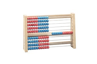 100er Rechenrahmen Rot/blau Aus Re-wood® | | Nonbook | 4260414066665