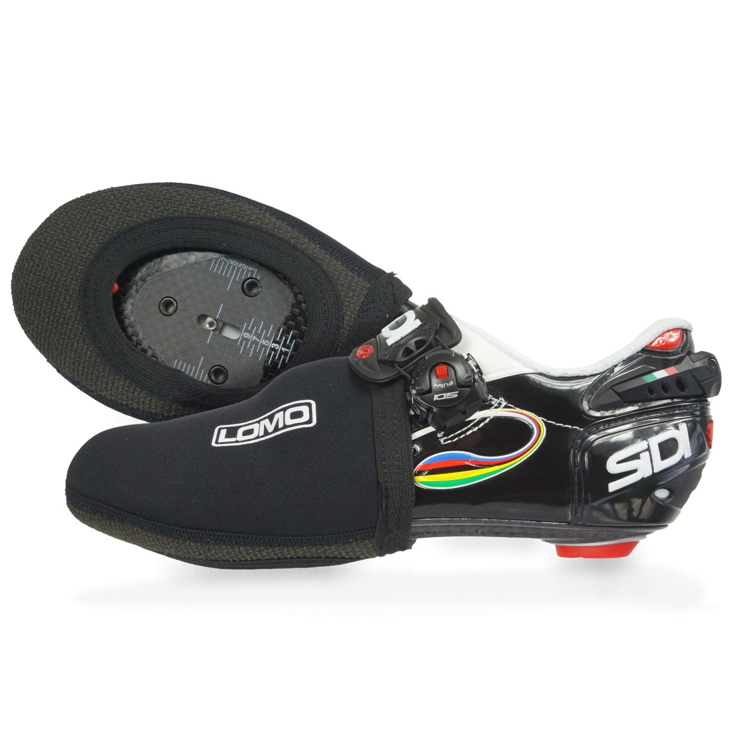 Lomo Cycling Toe Covers Neoprene Cycling Cut out Soles Made with