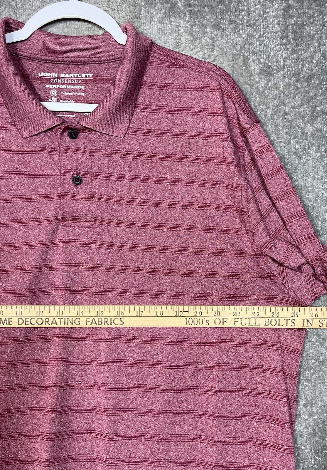 John Bartlett Consensus Performance Polo Shirt Me… - image 5