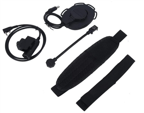 For Baofeng Walkie Talkie Tactical Noise Reduction Unilateral Headset Headphone - Zdjęcie 6 z 6
