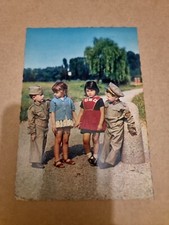Postcard. Children. Dressed as Soldiers. Vintage. c1960's
