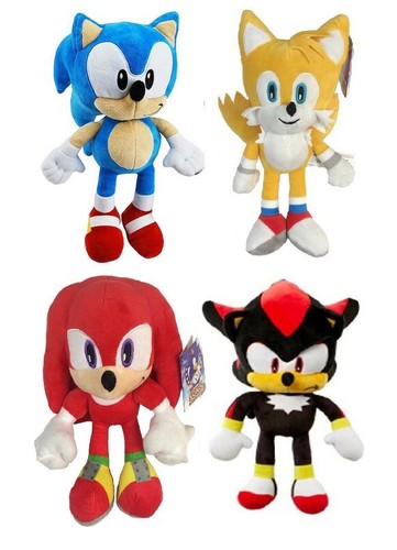 NEU OFFIZIELL SEGA SONIC DER HIGEL WEICHES PLÜSCHTIER KNÖCHEL SCHATTENSCHWÄNZE KLANG - Bild 7 von 7