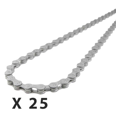 Chaine velo  8v. sram pc-830 gris 114m attache rapide (x25 vrac)