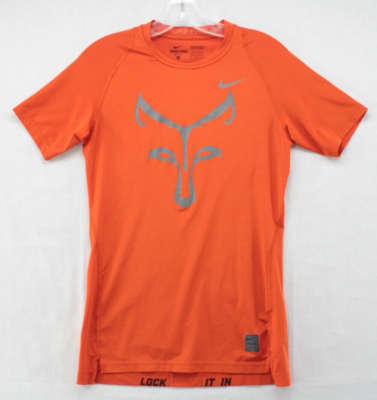 nike orange compression shirt
