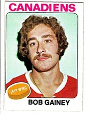 1975-76 TOPPS #278 BOB GAINEY Montreal Canadiens Hockey Card