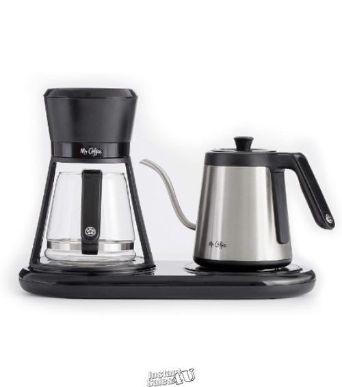 Mr. Coffee BVMC-PO19B All-in-One Pour Over Coffee Maker, 6 C