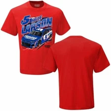 KYLE LARSON #5 HENDRICK MS NASCAR LICENSED RED QUALIFYING TEE SHIRT