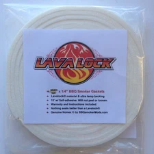 1/4" thick Nomex high temp gasket, self stick seal bbq pit smoker grill barbecue