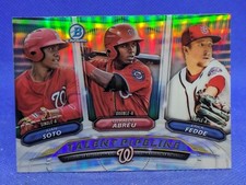 2018 Bowman Talent Pipeline Erick Fedde Juan Soto Osvaldo Abreu #TP-WAS