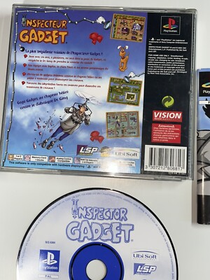 Jeu PS1 Inspecteur Gadget – Complet & Testé (PAL) – Bon état