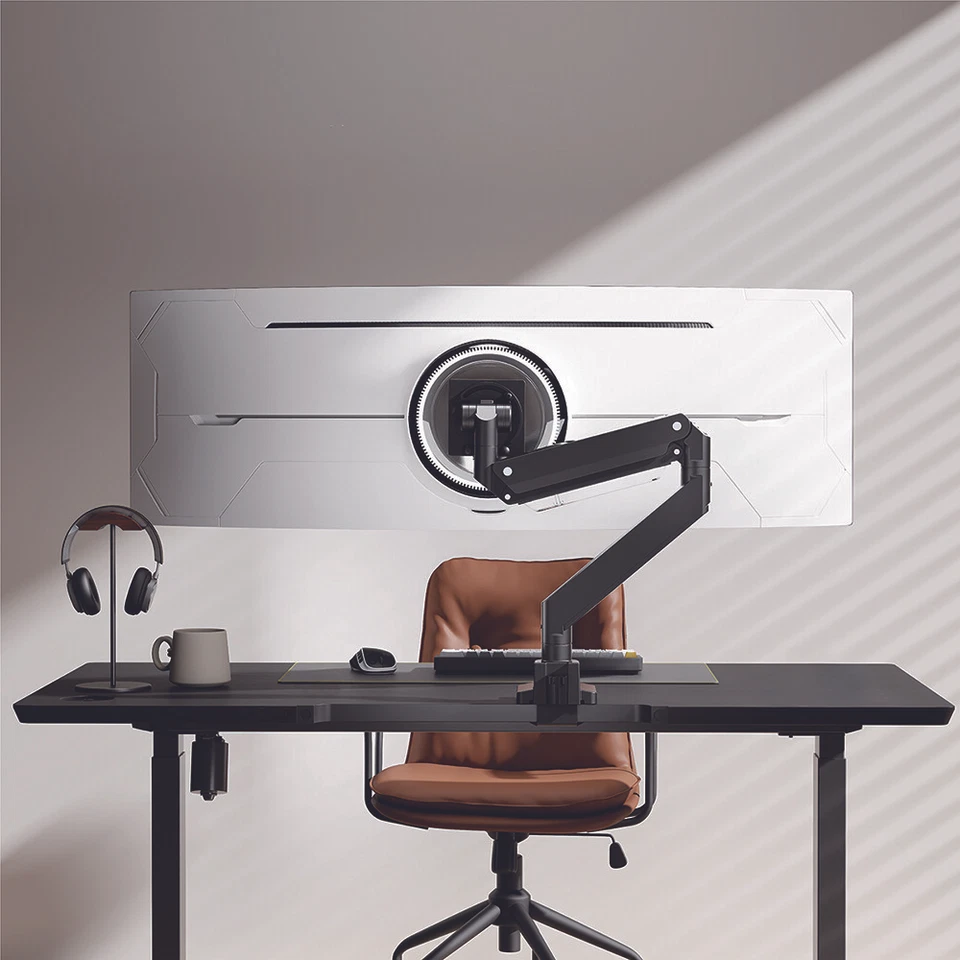 LogiLink Monitorarm, Aluminium, Armlänge: 526 mm, Flat & - Bild 2 von 3