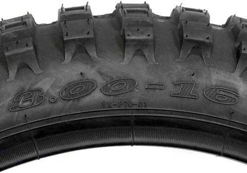 Combo Dirt Bike Tire Size 3.00-16, Includes Inner Tube Size 2.75/3.00-16 TR4 - Picture 3 of 4