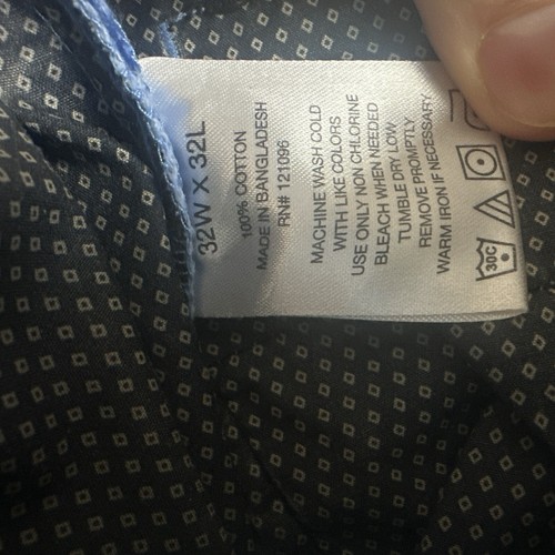 Pantaloni Southern Pines uomo 38x34 (32x30) blu chino cachi cotone preppy usati in ottime condizioni - Foto 4 di 10
