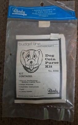 Tandy Leather Company Dog Coin Purse Kit #4088