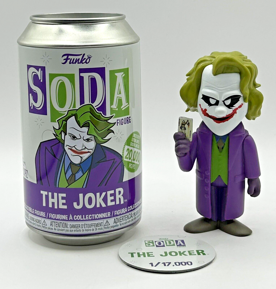 Funko Soda Heath Ledger Joker Pop Vinyl Funko Soda DC Heath Ledger