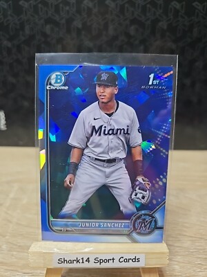 2022 Bowman Chrome Sapphire Junior Sanchez #BCP-111