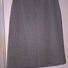 Vntg GAP Wool Skirt W/ Crystal Details SZ10