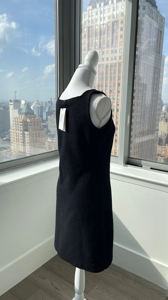 Vestido negro tejido toalla Bottega Veneta talla M $2,000 NUEVO Foto 4 de 4