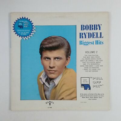 BOBBY RYDELL Biggest Hits Vol.2 C1028 LP Vinyl VG+nr++ Die Cut Cover VG++ GF1962