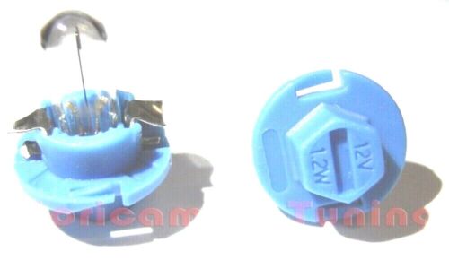 PAIR OF DASH BULBS INSIDE LIGHTS PLASTIC TOOLS BLUE 12V 1.2W - Picture 1 of 1
