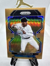 2022 Panini Prizm Jazz Chisholm Orange /100 SP No. 256 Miami Marlins