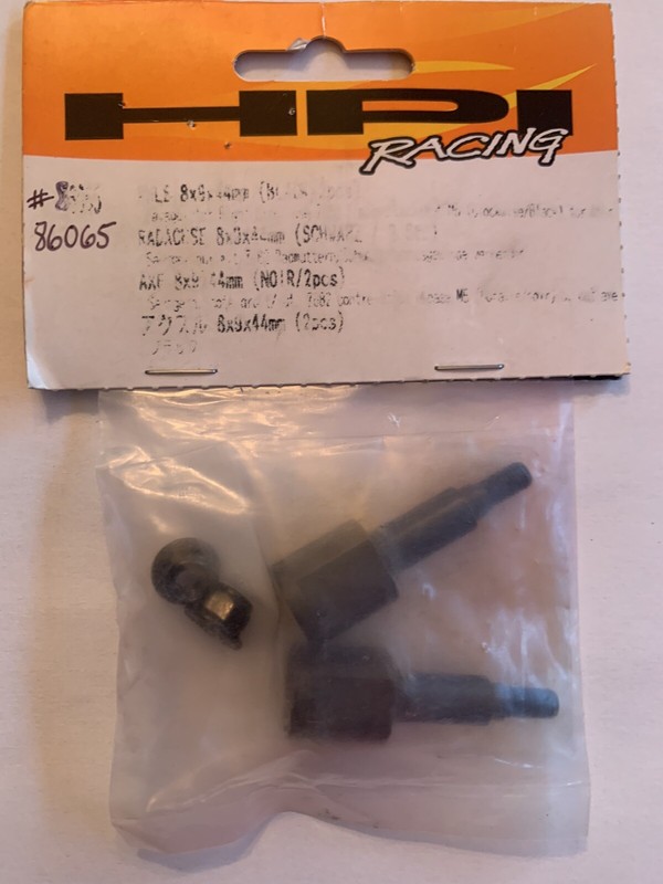 HPI  Nitro SAVAGE 21, 25, SS, 4.6  Axle 8x9x44mm Black Savage 21 (2) HPI86065 🔥