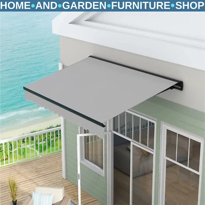 3 x 2m Electric Retractable Awning Canopy with Remote for Patio Door or Window