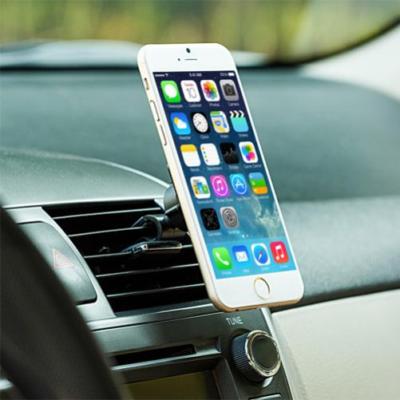 MAGNETIC CAR MOUNT AC AIR VENT LOUVERS PHONE HOLDER ROTATING DOCK for SMARTPHONE