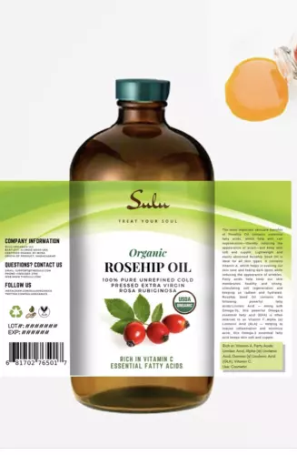 ROSEHIP OIL COLD PRESSED -HIGH QUALITY 100% PURE ORGANIC EXTRA VIRGIN UNREFINED 
