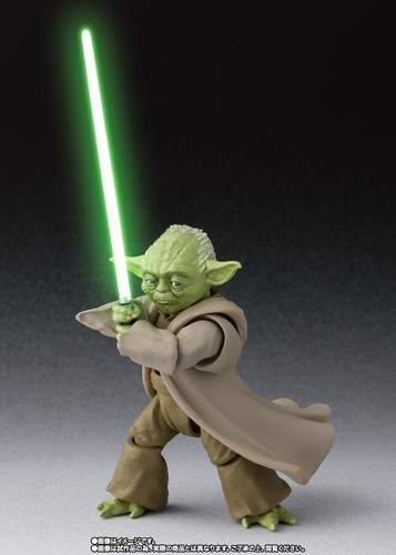 BANDAI S.H.Figuarts YODA Figure STAR WARS - Revenge of the Sith - JAPAN NEW - Picture 2 of 9