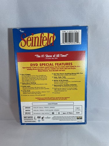 Seinfeld DVD Box Set Bände Staffeln 1, 2 & 3 (Staffel 3 versiegelt) - Bild 6 von 8