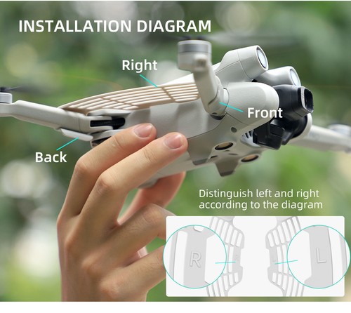 for DJI Mini 4 Pro hand guard hand-held take-off and landing safety guard - Picture 24 of 24