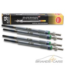 4x NGK GLÜHKERZE FÜR CITROEN C3 C4 C5 C8 DS FIAT FORD FOCUS OPEL VIVARO ZAFIRA