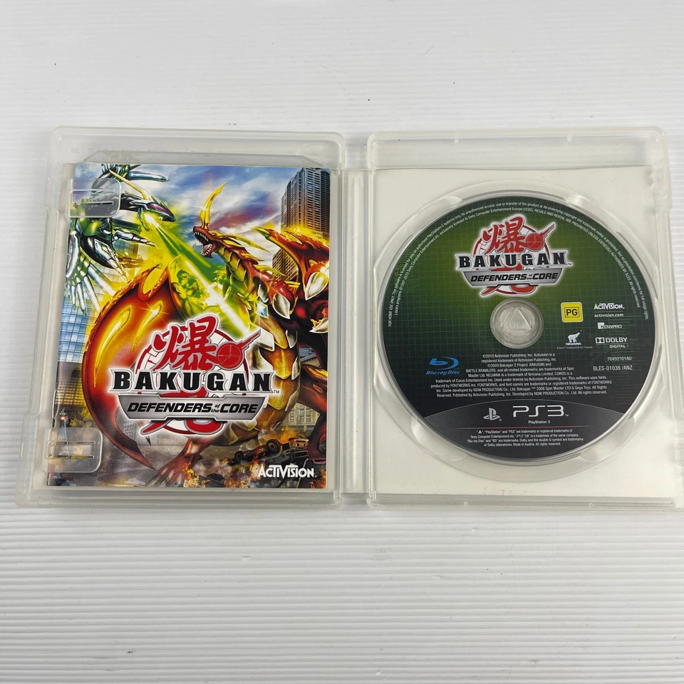 Bakugan Defenders Of The Core - Playstation 3 (PS3) Complete With Manual - Image 2 of 4