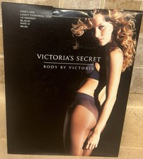 NIP Victoria's Secret High Leg Light Control Top Black Body By Victorias D