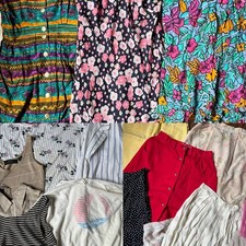 80s 90s Vintage Clothing lot, Reseller Bundle 36 Piece Wholesale XS-XL women