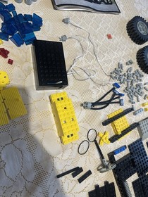 Vintage LEGO Lot 1980 Technic #8860 Basic #744 Motor Box Manuals Incomplete