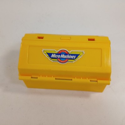 Vintage Micro Machines Galoob Speed Shop Yellow Tool Box Pit Toolbox 1990