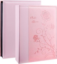 Artmag Photo Album 4x6 300 Photos, Extra Large Capacity 300 Pockets, Pink