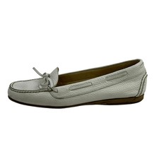 HERMES White Leather Women's Shoes