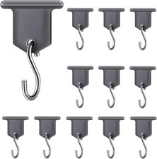 12 Pack RV Awning Hooks Hangers S Shaped Hooks for Lights Camping Tent