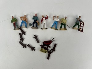 O Gauge Construction Workers Figures Lot Good