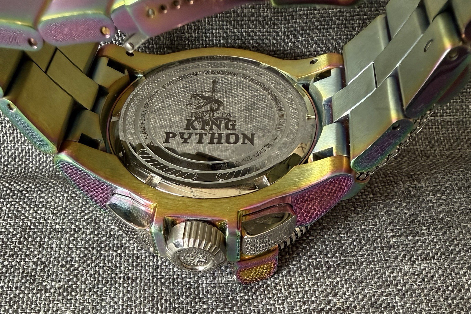 Rare Invicta King Python # 39736 With Brand New B… - image 3