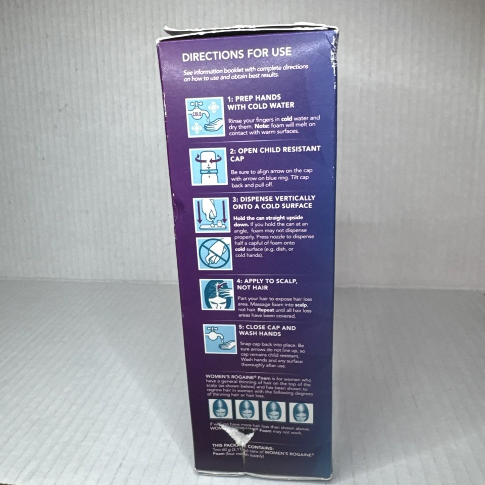 Tratamiento de regeneración capilar para mujer Rogaine 4 meses caducidad 05/2024 Foto 3 de 4
