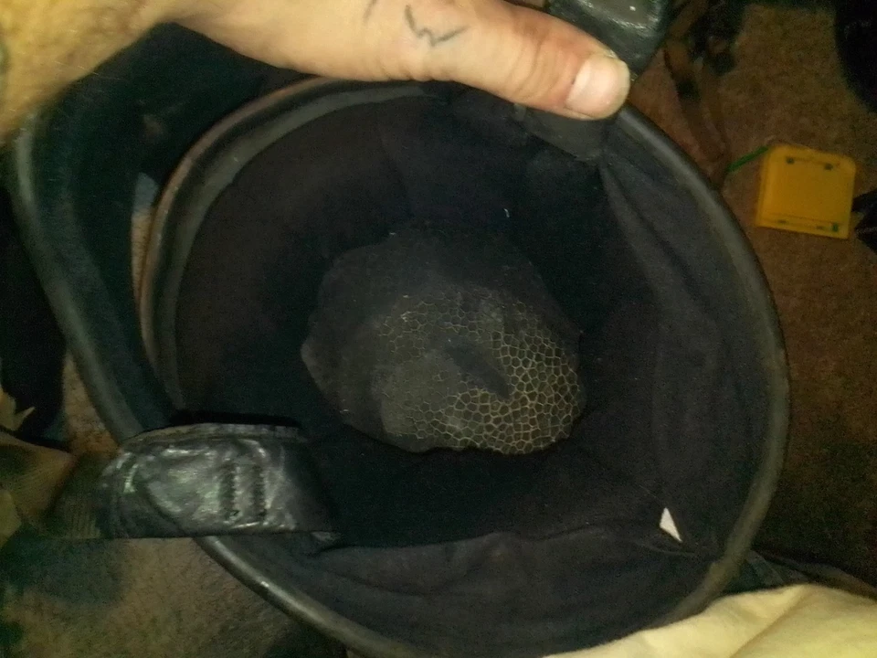 rare vintage simpson m30 snell 1975 original stickers and visor - Image 3 of 4