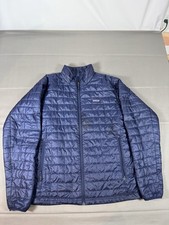 Patagonia Nano Puff Insulated Full Zip Navy Blue Jacket Coat Men's Size XL