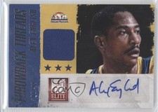 2013-14 Panini Elite Throwback Threads Auto 6/99 Alex English #21 Auto HOF 05ng