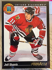 1993-94 Pinnacle Jeff Shantz #428 Chicago Blackhawks